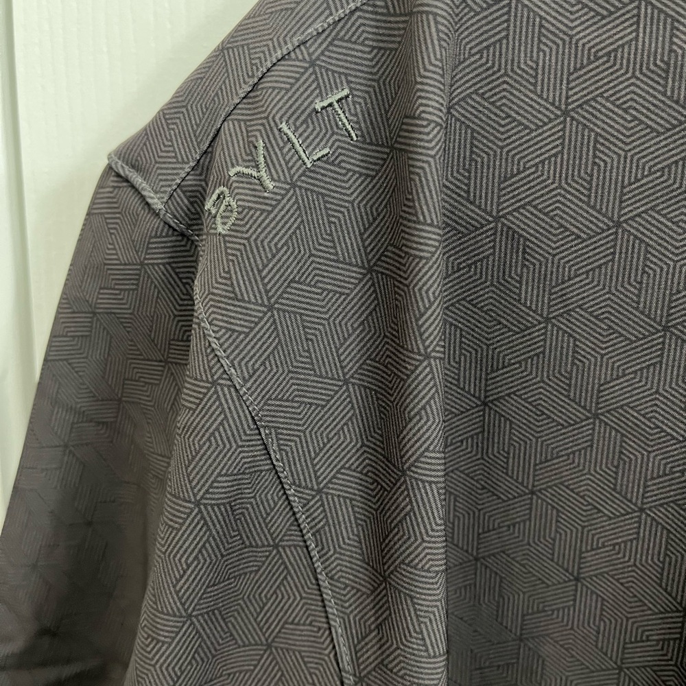 BYLT Basics Dark Brown Casual Button Down Shirt - Picture 3 of 3